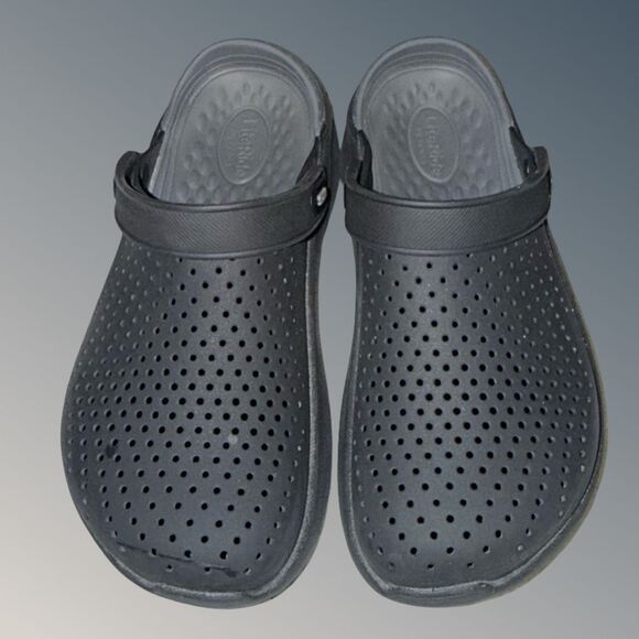 Unisex Crocs Black/Gargoyle InMotion Clog M 5 W 7 - Picture 2 of 7